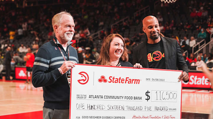Hawks Foundation, State Farm Support Atlanta Community Food Bank