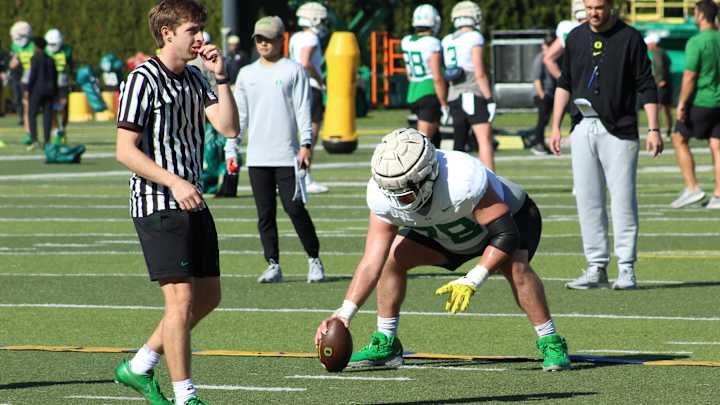 WATCH: Offensive Lineman Alex Forsyth Talks Oregon Offensive Line Under Adrian Klemm