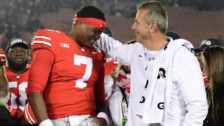 Urban Meyer, Ryan Day Pay Tribute to Former Ohio State QB Dwayne Haskins