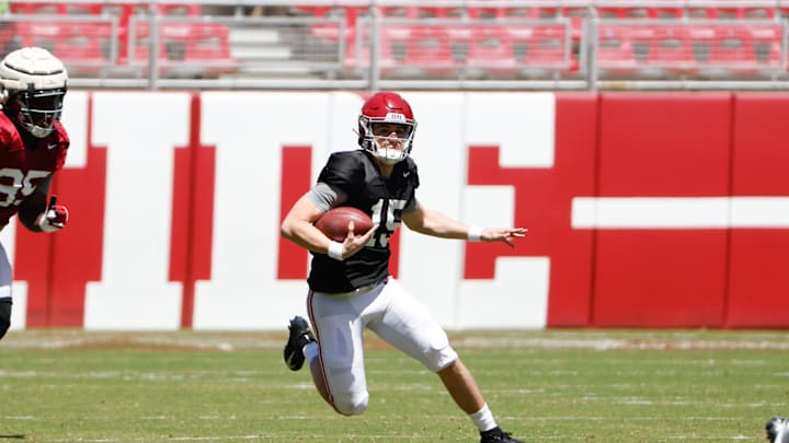 Nick Saban Updates Progress of QBs Jalen Milroe, Ty Simpson