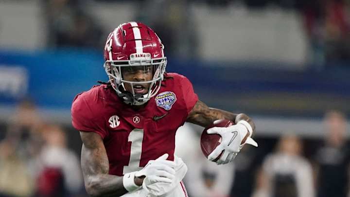 Saints Could Target Alabama WR Jameson Williams in the First-Round Despite ACL Injury