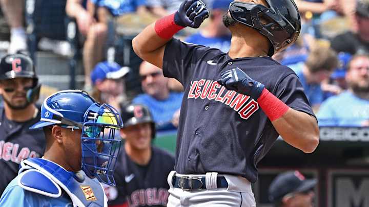 Oscar Mercado Hits Grand Slam In Six Run First Inning For The Guardians