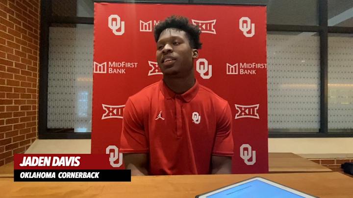 WATCH: Oklahoma CB Jaden Davis Media Session WATCH: Oklahoma CB Jaden Davis Media Session