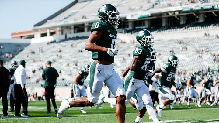 After dual-sporting as freshmen, Michigan State's Keon Coleman and Maliq Carr have high expectations for 2022