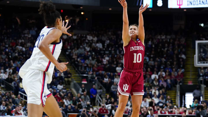 Indiana's Aleksa Gulbe Accepts Training Camp Invite From Connecticut Sun