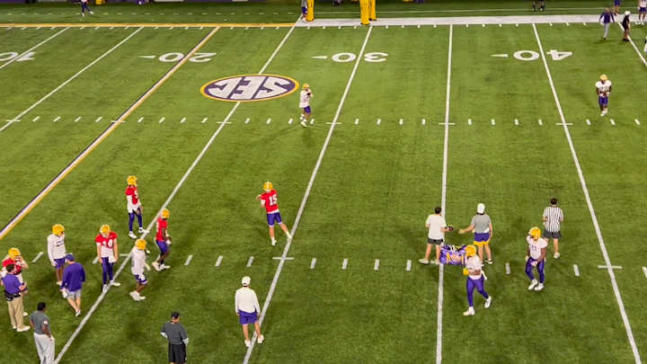 Tiger Practice Report: Few Key Pieces Absent in First LSU Spring Practice Indoors