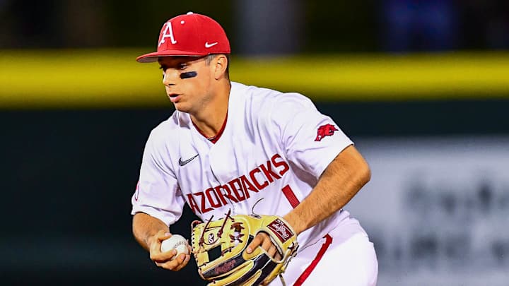 Robert Moore Delivers Big Hits, Fielding in Razorbacks' Win Robert Moore Delivers Big Hits, Fielding in Razorbacks' Win