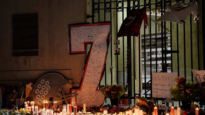 Dwayne Haskins Honored With Field Logo at Ohio State Spring Game