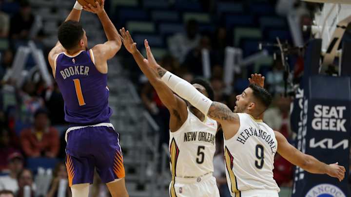Report: Suns Booker Ruled Out of Game 3 at Pelicans