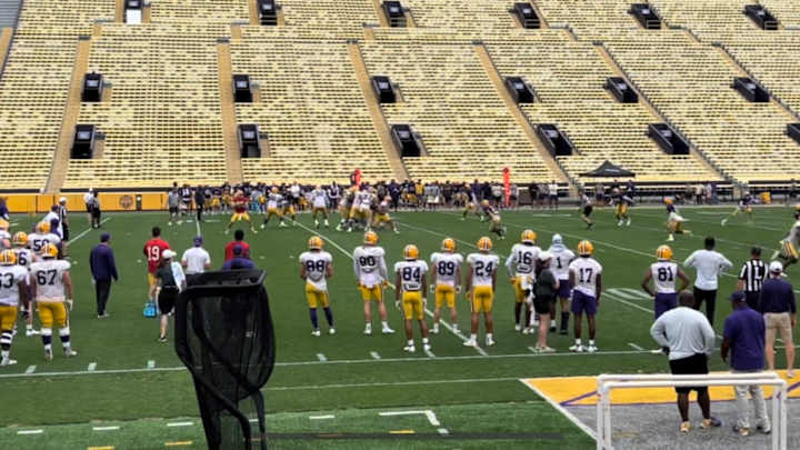 Tiger Practice Report: Sights and Sounds From LSU’s Spring Afternoon in Tiger Stadium