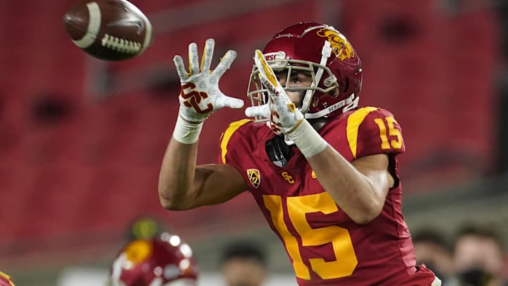 USC's Drake London Visits Commanders; Possible Pick at No. 11? USC's Drake London Visits Commanders; Possible Pick at No. 11?