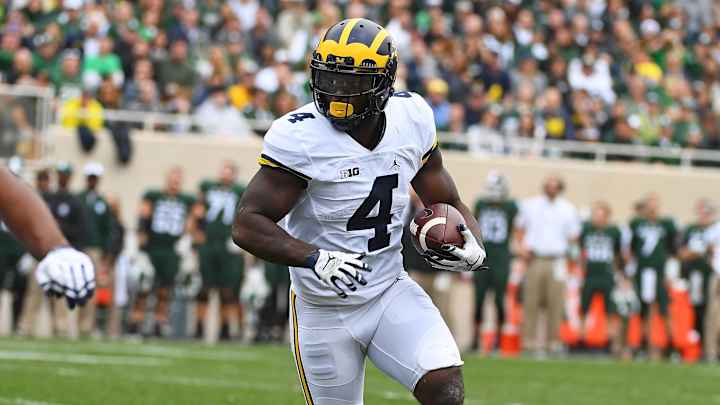 Former Michigan RB De’Veon Smith Cut by USFL Team for Not Wanting Chicken Salad