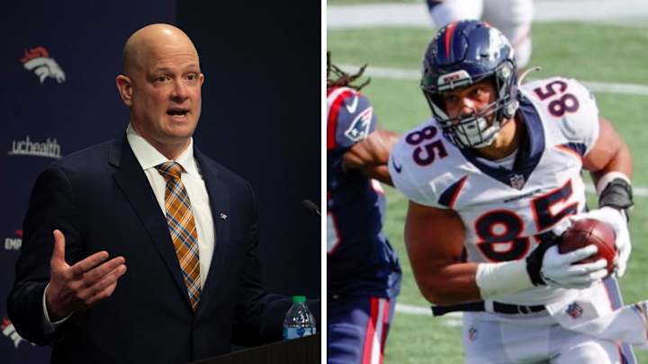 TE Albert Okwuegbunam Details 'Huge Impact' HC Nathaniel Hackett has Made on Broncos' Players Already