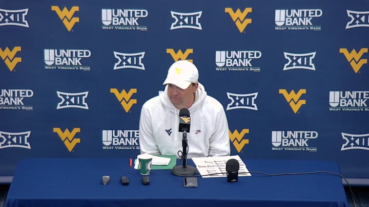 WATCH: Neal Brown Spring Practice No. 13