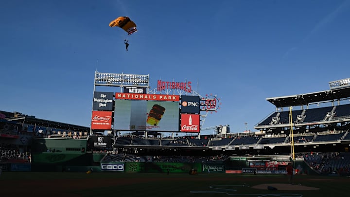 Nationals Cause Brief Capitol Evacuation With Pregame Parachute Team