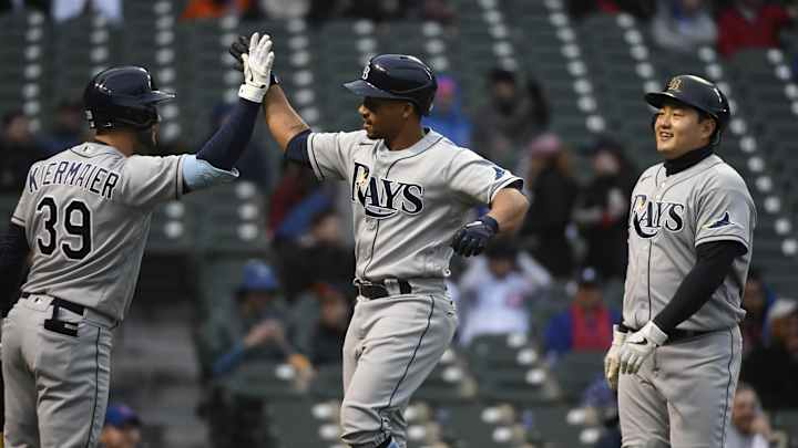 Short & Sweet: Rays Blow Out Cubs 8-2 in Rain-Shortened Game, End Trip on High Note