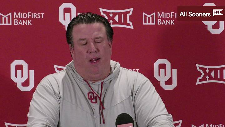 WATCH: Oklahoma OL Coach Bill Bedenbaugh Press Conference