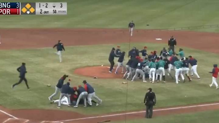 Massive Brawl Breaks Out Between Red Sox, Mets Minor League Teams