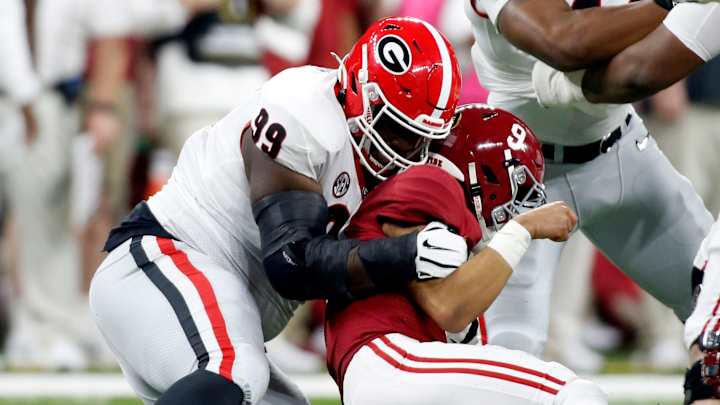 Georgia Defensive Tackle Jordan Davis Could Land with Ravens Georgia Defensive Tackle Jordan Davis Could Land with Ravens