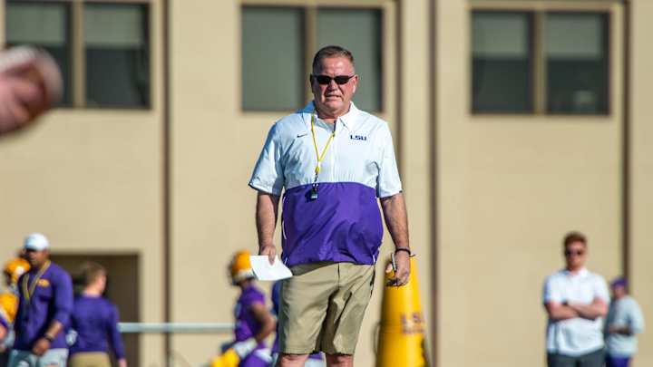 Brian Kelly Previews LSU Football Spring Game