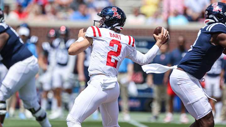 Ole Miss Quarterback Jaxson Dart Named Top 20 QB in College Football by 247Sports