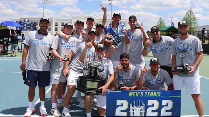Virginia Men’s Tennis Beats North Carolina 4-3 to Win 14th ACC Championship