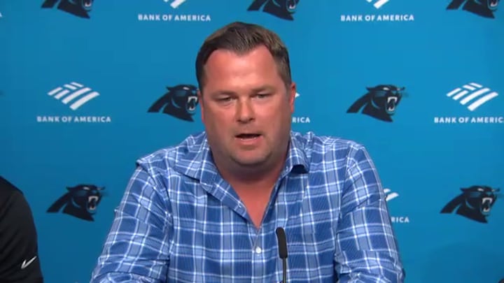 WATCH: Panthers GM Scott Fitterer Pre-Draft Press Conference