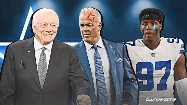 Cowboys' Jerry Jones Pokes & Jokes at Son Stephen, NFL Draft Pick Taco Charlton
