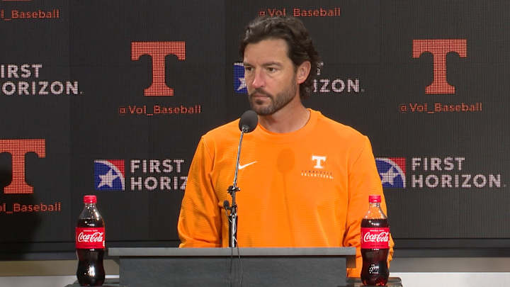Watch: Tony Vitello Previews Auburn Series, Talks Pitching Staff