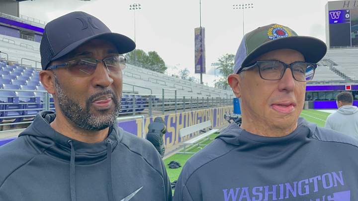 Husky Football Royalty Visits UW Spring Practice No. 14 By Invitation Husky Football Royalty Visits UW Spring Practice No. 14 By Invitation