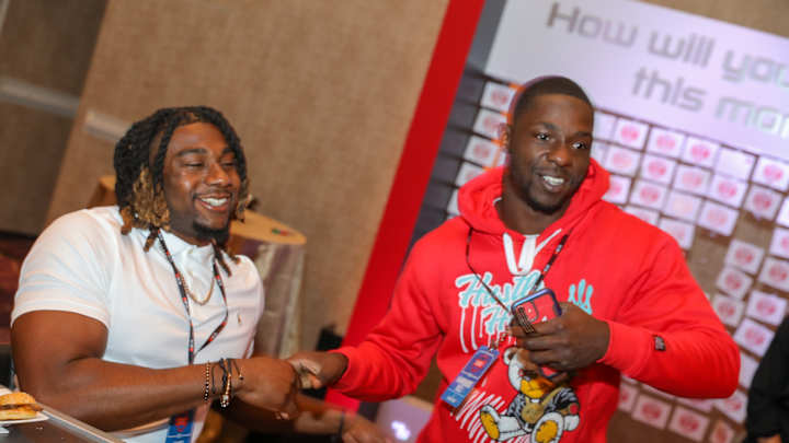 HBCU Stars James Houston IV and Markquese Bell at NFLPA Pre-Draft Party