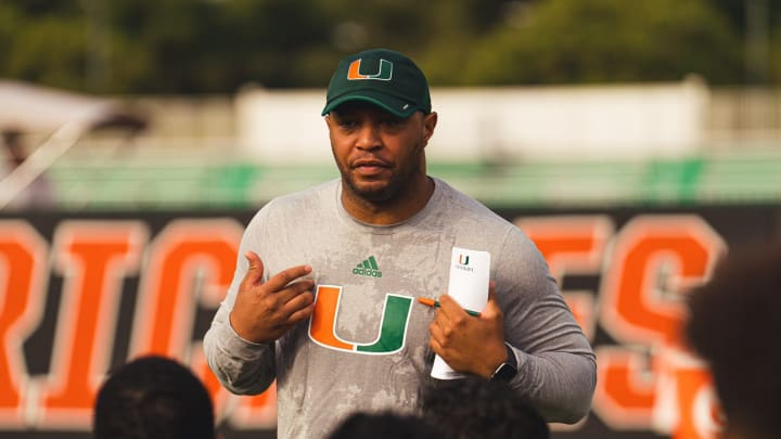 Gattis on Miami's Spring Progress, Broyles Award Presentation