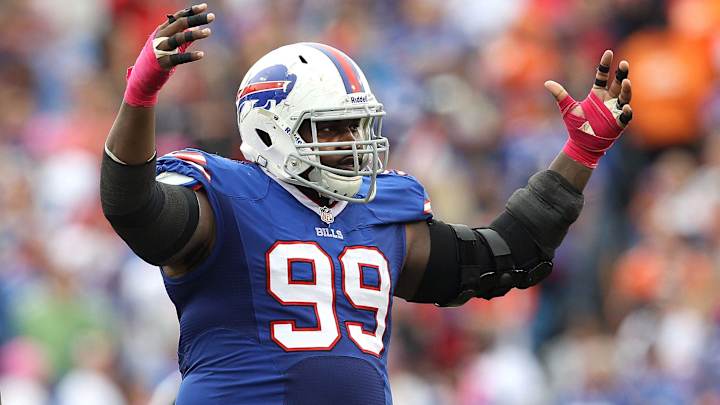 Marcell Dareus at Ravens Minicamp Tryout After Two Years Out of NFL Marcell Dareus at Ravens Minicamp Tryout After Two Years Out of NFL