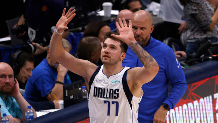 WATCH: Wholesome Mavs Moment Between Luka Doncic & 2 Chainz’s Son