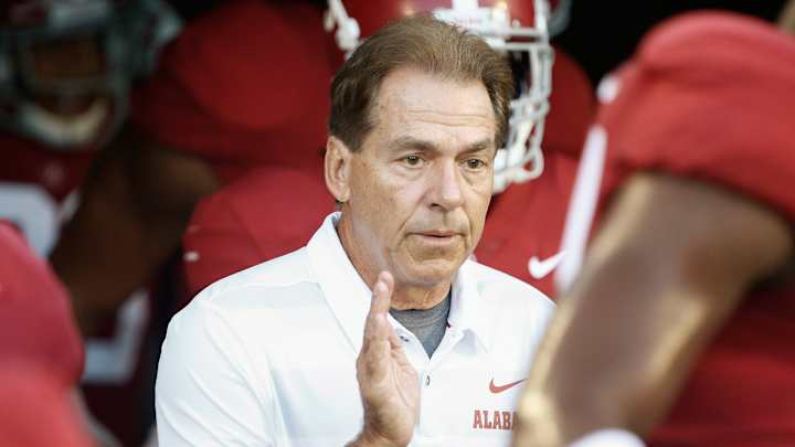 Nick Saban Addresses Tampering Implications About WR Tyler Harrell