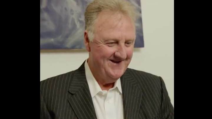 Larry Bird Reacts to Eastern Conference Finals MVP Trophy Named After Him