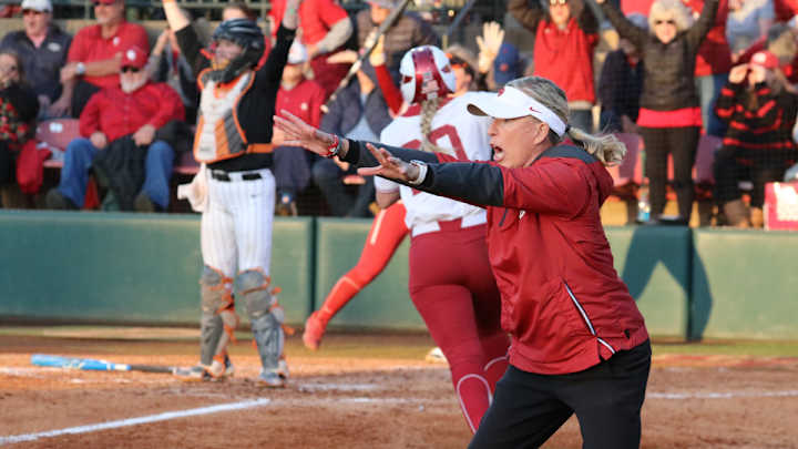 Patty Gasso Confident in a Strong Response Following Oklahoma's Bedlam Defeat Patty Gasso Confident in a Strong Response Following Oklahoma's Bedlam Defeat