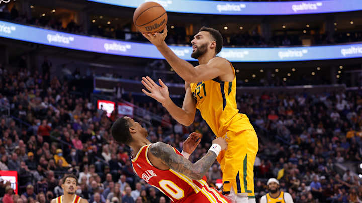 The Athletic Links Jazz Center Rudy Gobert to Hawks