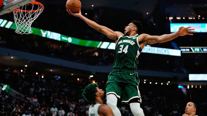 Giannis Antetokounmpo Becomes First Player With 200/100/50 in One Series