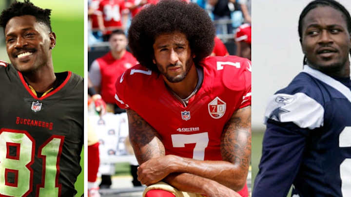 Cowboys Ex Pacman Jones Offers Opinion on Antonio Brown vs. Colin Kaepernick Cowboys Ex Pacman Jones Offers Opinion on Antonio Brown vs. Colin Kaepernick