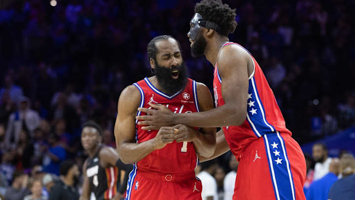 James Harden Appreciated Joel Embiid's Ability to Battle Through Injuries in Playoffs