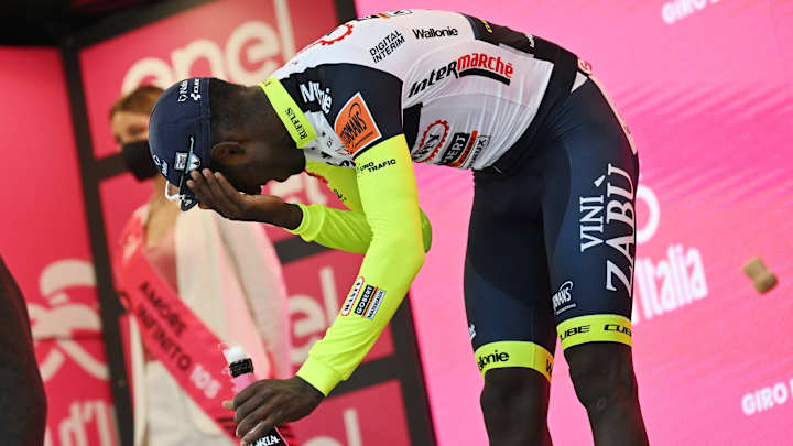 Cyclist Pulls Out of Race After Prosecco Cork Hit Eye While Celebrating