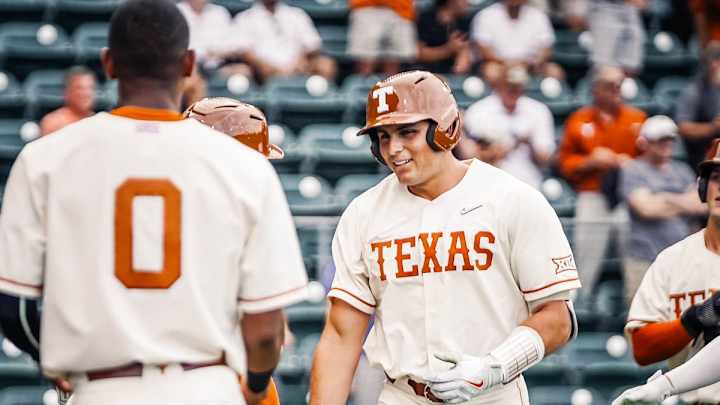 No. 22 Texas Rolls Past Sam Houston 9-2, Sweep Season Series