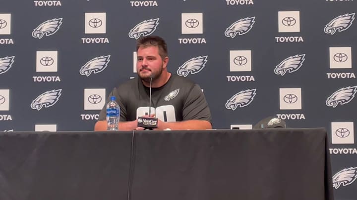 Landon Dickerson Likes To Do His Talking On the Field Landon Dickerson Likes To Do His Talking On the Field