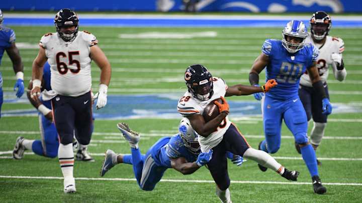 RB Tarik Cohen Live Streaming Workout Is Going Viral