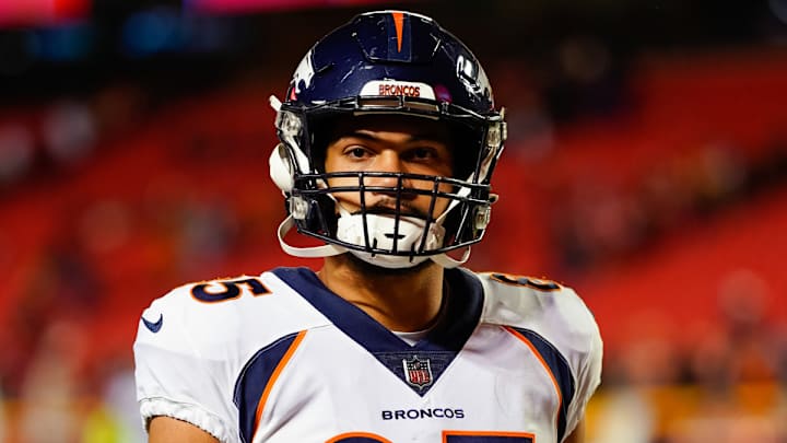 Albert Okwuegbunam 'Didn't Think Too Much' of Broncos Drafting TE Greg Dulcich