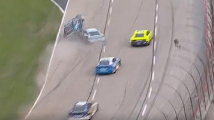 Ross Chastain Almost Flips After Slamming Into Kyle Busch in All-Star Race Ross Chastain Almost Flips After Slamming Into Kyle Busch in All-Star Race