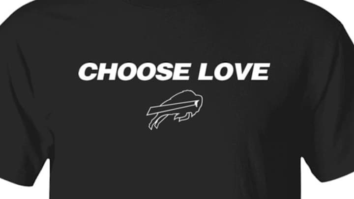Bills Encourage Fans to `Choose Love' by Buying Shirts for Charity Bills Encourage Fans to `Choose Love' by Buying Shirts for Charity