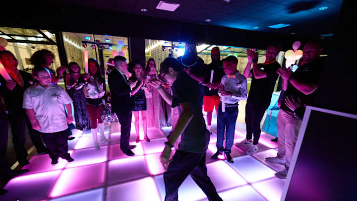 Las Vegas Raiders Hold A Special Prom for Local Teens