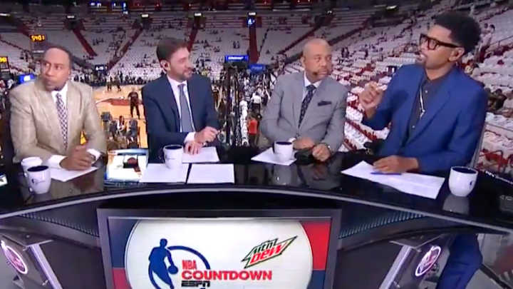 Stephen A. Goes Ballistic When Jalen Rose Reveals Ridiculous All-NBA Vote